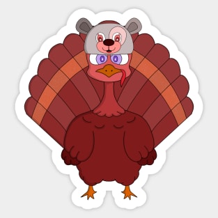 I Am Not A Turkey Sticker